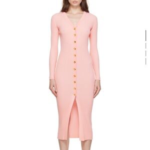 STAUD Pink Shoko Maxi Dress